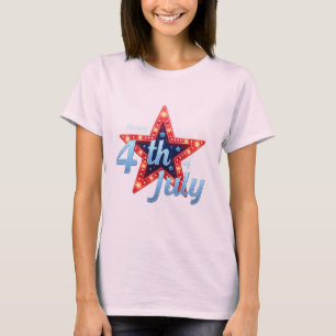 Red, White & Bold: Patriotic Print Collection T-Shirt