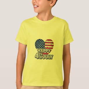 Red, White & Bold: Patriotic Print Collection T-Shirt