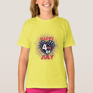 Red, White & Bold: Patriotic Print Collection T-Shirt