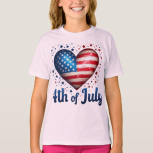 Red, White & Bold: Patriotic Print Collection T-Shirt