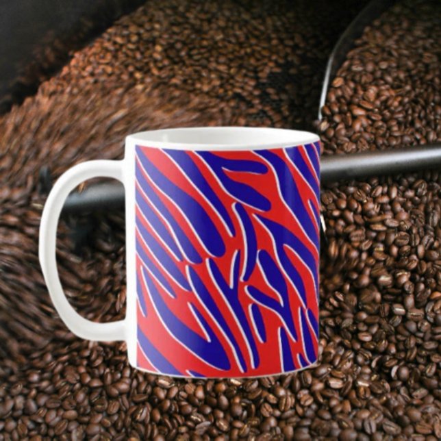 Red, White & Bold | Tiger Stripe Classic Mug (Creator Uploaded)