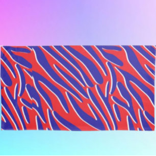 Red, White & Bold   Tiger Stripe Pillowcase