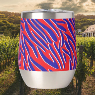 Red, White & Bold | Tiger Stripe Stemless