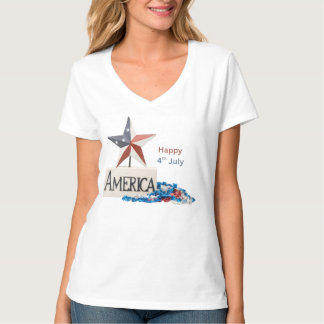 Red White & Booze Funny 4th of July T-Shirt USA S