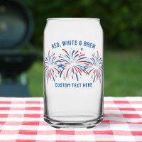 Red White & Brew Fireworks 4th Of July Beer