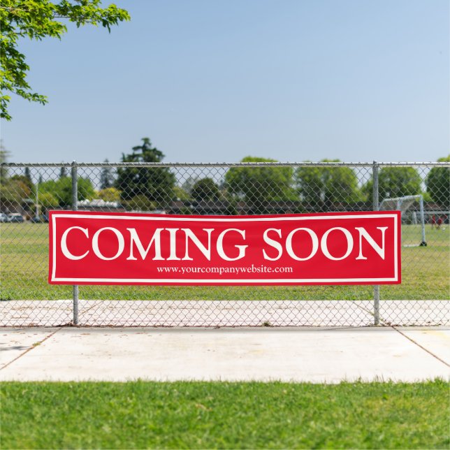 Red White Business Coming Soon Website Banner (Insitu)