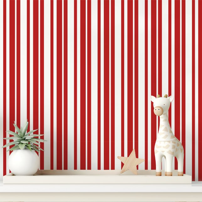 Red & White Candy Stripe Wallpaper (Creator Uploaded)