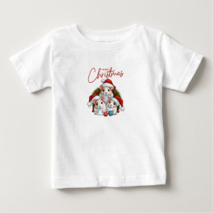 Red White Christmas  Baby T-Shirt