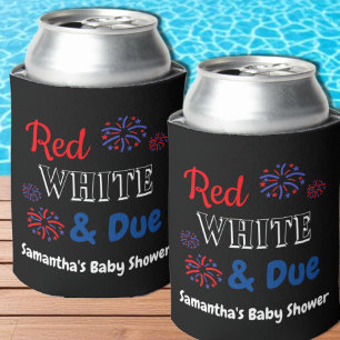 Red White & Due Can Cooler