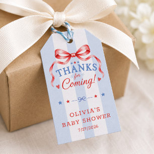 Red White & Due Favour Tag