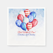 Red White & Due Independence Day Baby Shower