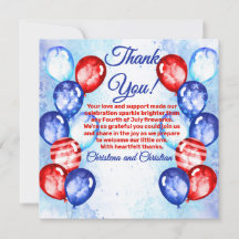 Red White & Due Independence Day Baby Shower