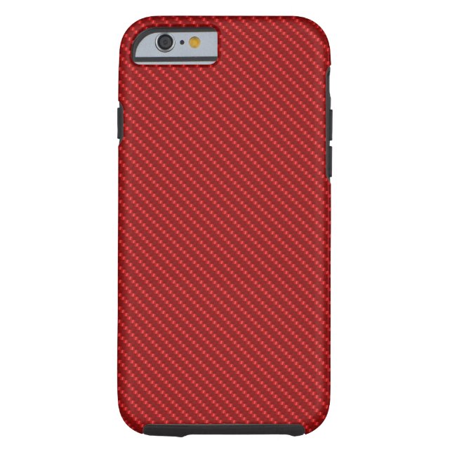 Red White Fibre Base Case-Mate iPhone Case (Back)