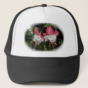 Red & White Fuscia Hat