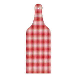 Red-White Gingham-CUTTING BOARD PADDLE