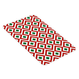 Red, White, Green Meander Magnet
