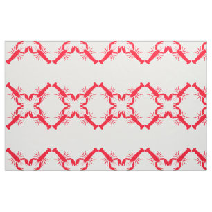 Red White Lobster 4Stephen Fabric