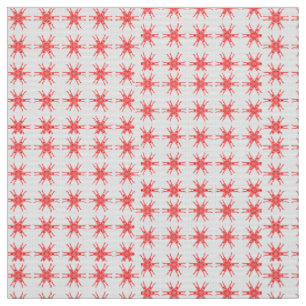 red white pattern A 2-22 Fabric