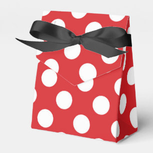 Red & White Polka Dots Birthday Party Favour Box