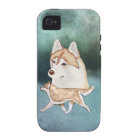 Red & White Siberian Husky Iphone 4&4S Case