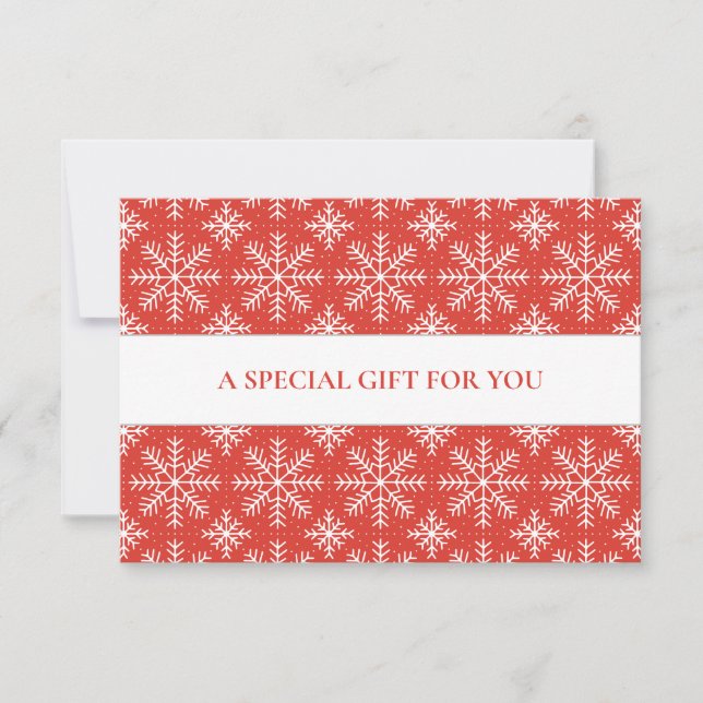 RED WHITE SNOWFLAKES CHRISTMAS SPECIAL (Front)
