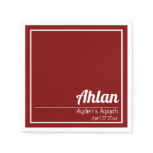 Red White Solid Colour Plain, Aqiqah Baby Shower