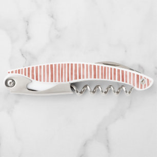 Red White Stripes Corkscrew