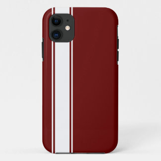 Red & White Team Jersey Stripe iPhone 5s Case
