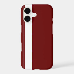 Red & White Team Jersey Stripe iPhone 7 Case