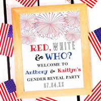 Red, White & Who? 4th Of July Gender Reveal Party