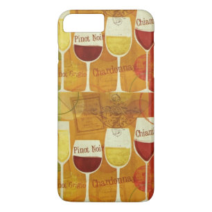 Red White Wine Vineyard Winery iPhone 8 Plus/7 Plus Case