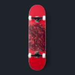 Red Wild Bull Running in Starry Night Skateboard<br><div class="desc">Your Text - Magic Red Neon Bull Running - Amazing Starry Night Zodiac Animal Drawing - Choose / Add Your Unique Text / Colour - Make Your Special Gift - Resize and move or remove and add elements / image with customisation tool ! - Drawing and Design by MIGNED. You...</div>