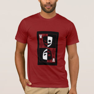 Red Wildcard Poker Diamonds Inspired Custom Tee