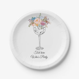 red wine, adult birthday, wedding, Paper Plate