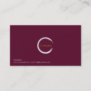 Red Wine Business Card
