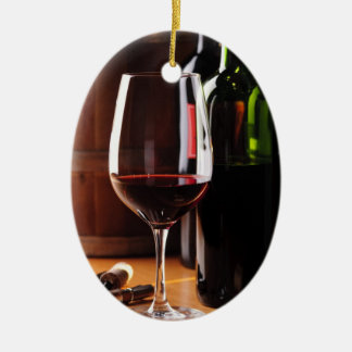 Red Wine Ceramic Tree Decoration