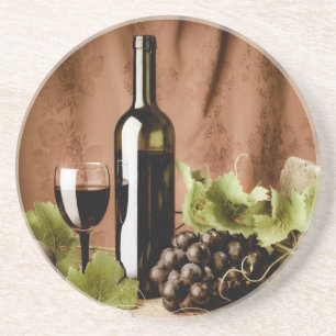 Red wine coaster