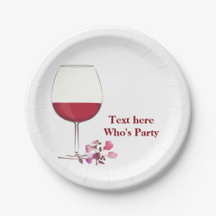 red wine, elegant, wine, Paper Plate