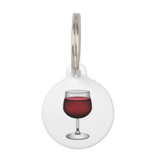 Red Wine - Emoji Pet Tag