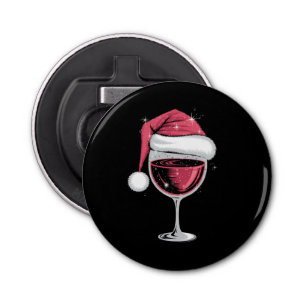 Red Wine Glass Christmas Funny Christmas Xmas  Bottle Opener