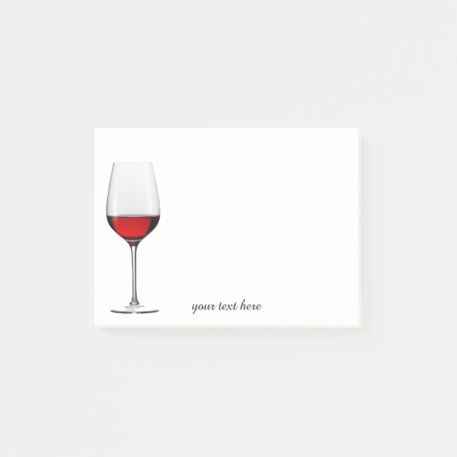 Red Wine Glass Notes (Front)