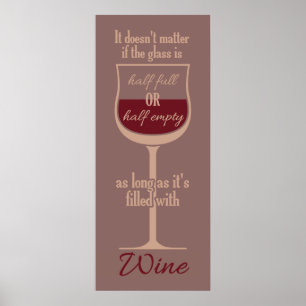Red Wine Glass poster