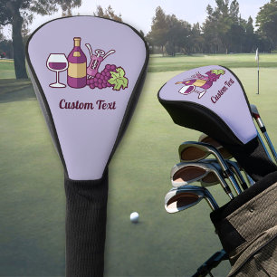 Red Wine Golf Head Cover