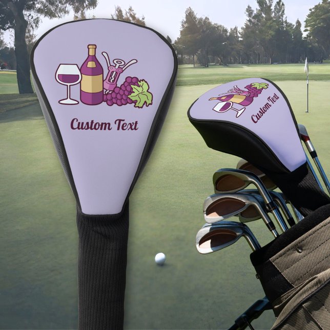 Red Wine Golf Head Cover (Creator Uploaded)