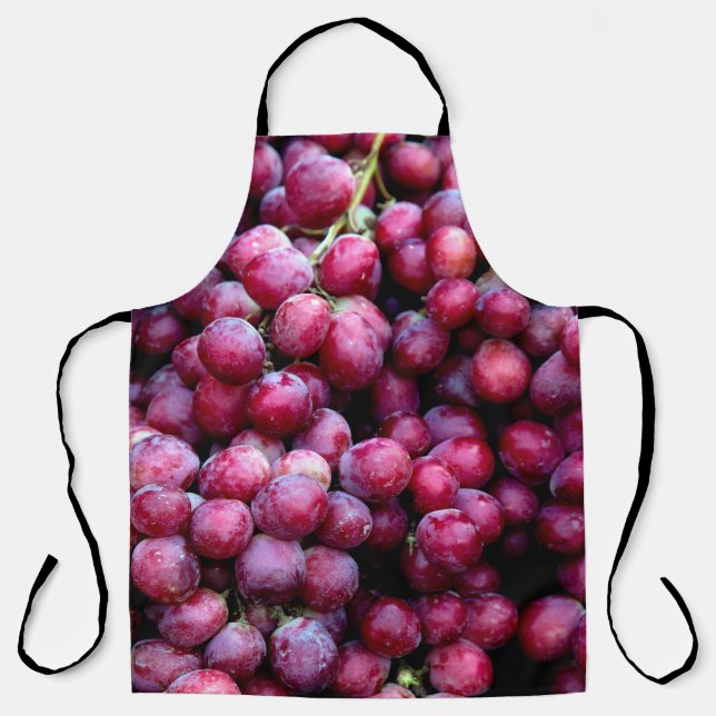 Red wine grapes apron (Front)
