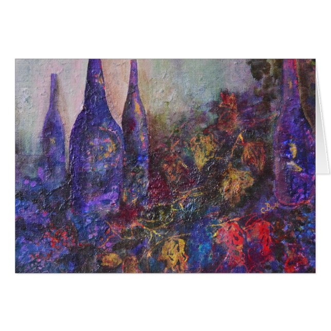 Red Wine Harvest Art (Front Horizontal)