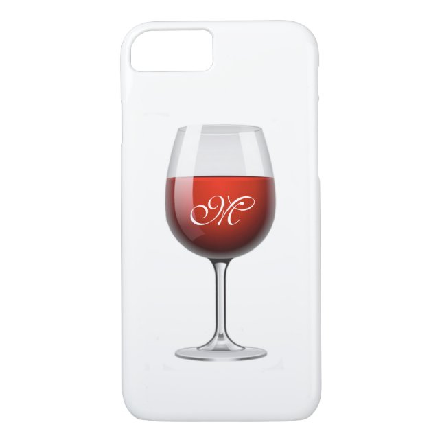 Red Wine iPhone X/8/7 Barely There Case (Back)