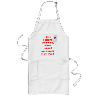 Red Wine Long Apron