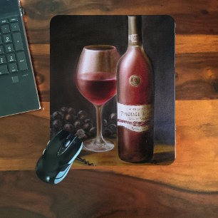 Red Wine Mouse Mat