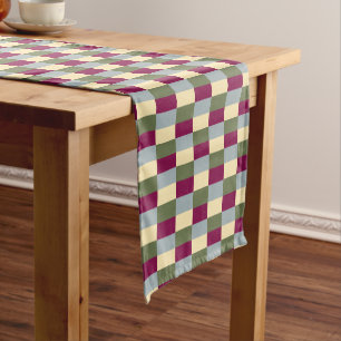 Red Wine on a Jungle Trip Colors Short Table Runner